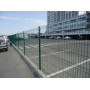 Забор металлический 3Д Ф3/4мм панель 1730х3000мм зеленый 6005