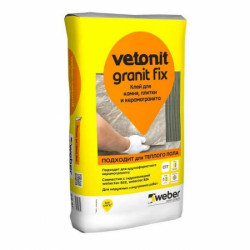 Плиточный клей для керамогранита Vetonit 'Granit Fix' 25 кг