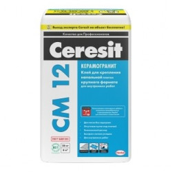 Клей для плитки Церезит CM12 усиленной фиксацией 25кг