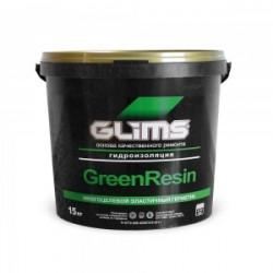 Гидроизоляция эластичная многоцелевая GLIMS®GreenResin (15 кг)